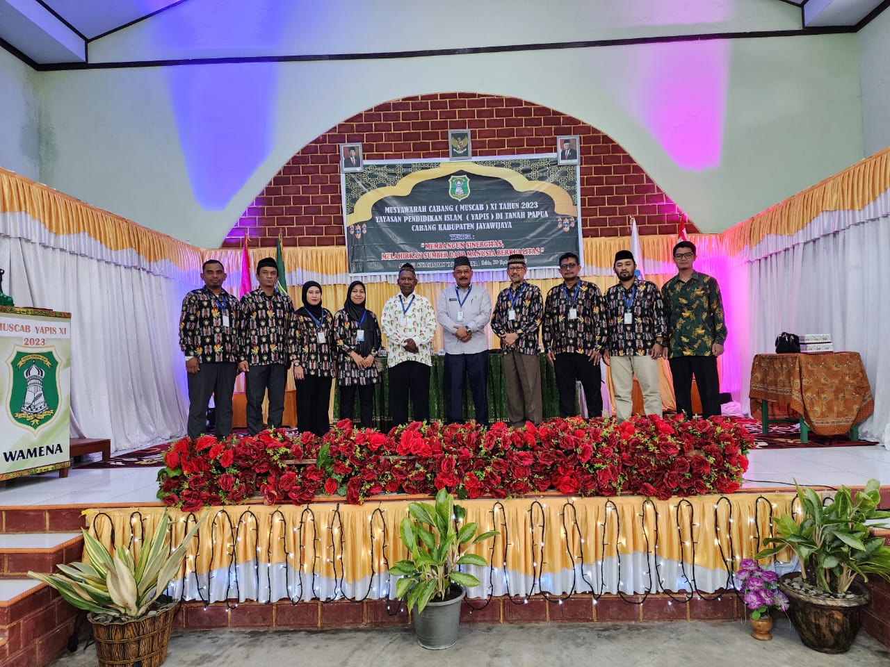 Rektor UNAIM, Bapak Dr. H. Rudihartono Ismail, M.Pd., CRA., CRP, menghadiri MUSCAB YAPIS di Tanah Papua Cabang Kabupaten Jayawijaya